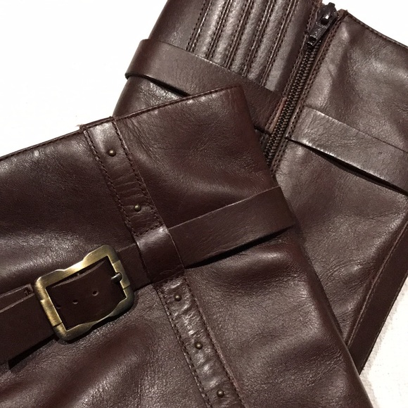 DIBA, Women's Black Leather Boots, Size 6M - Picture 2 of 6